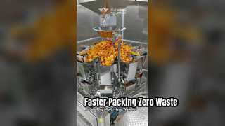 Automatic Pre-made Pouch Packing Machine with Multihead Weigher for Potato Chips