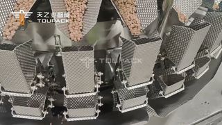 Verpackungslösung für Tiernahrung | 32-Kopf-Mehrkopfwaage + horizontaler Schlauchbeutel