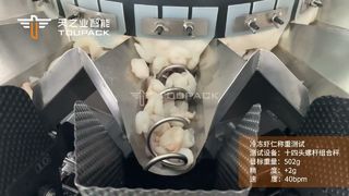 Mehrkopfwaage für gefrorene Garnelen, Waage für Meeresfrüchte