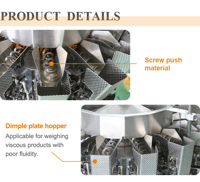 Wäger-Maschine 14 Haupt-M/P 1.0L/1.5L Multihead für ölige klebrige frische Nahrung 0